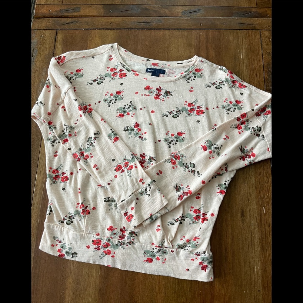 Gap girls flowered blouse, girls size 10